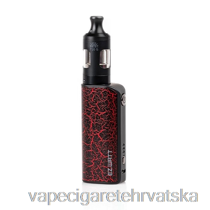 Vape Cigarete Innokin Ez.watt 35w Starter Kit Red & Black Crackle